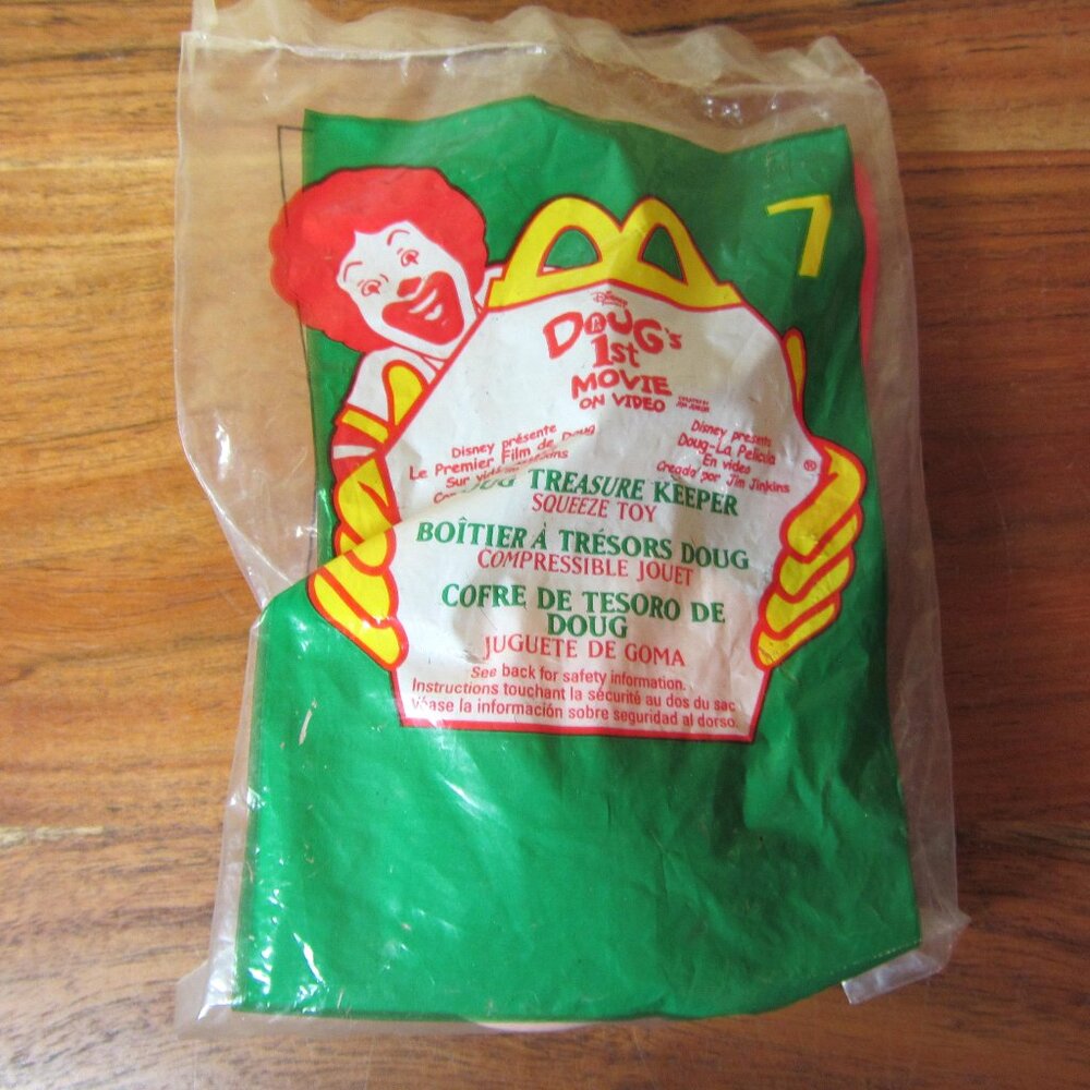 5 for $20 - doug's first movie #7 McDonald's 1999 NIP treasure keeper (W5710)